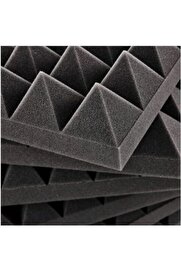 Evi̇mdeyokyok Ses Yalıtımı Akusti̇k Pi̇rami̇t Süngeri̇ Kendi̇nden Yapışkanlı 40Mm 50×50 20 Adet