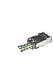 Evi̇mdeyokyok Cat6E Ez Rj45 Metal Konnektör 100 Adet Plasti̇k Kutu - Si̇yah Nd2418