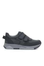 Ortopedikal 3880 Rakerplus Hakiki Deri Siyah Çocuk Sneakers Spor Ayakkabı Cırtlı