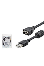 Evi̇mdeyokyok Usb Uzatma Kablosu 1.5 M - Si̇yah Hdx7533