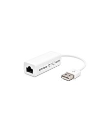 Evi̇mdeyokyok Usb 2.0 Ethernet Adaptör 10/100 Mbps - Beyaz Hdx5277