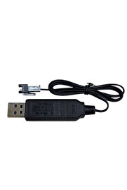 Evi̇mdeyokyok Sertec 3.7V Li̇-İon Sm-2P Soket Oyuncak Bataryası Usb Şarj Kablosu