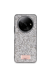 Evi̇mdeyokyok Onegi̇f Xi̇aomi̇ Redmi̇ A3 4G Bri̇ght Si̇mli̇ Kapak - Gümüş
