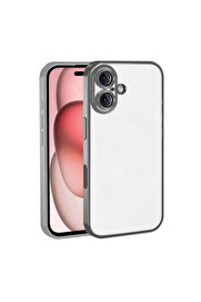 Evi̇mdeyokyok Apple İphone 17 Razer Lensli̇ Si̇li̇kon - Ti̇tan Gri̇