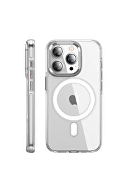 Evi̇mdeyokyok Joko Apple İphone 15 Pro Max Kılıf Crystal Magsafe Kapak - Şeffaf