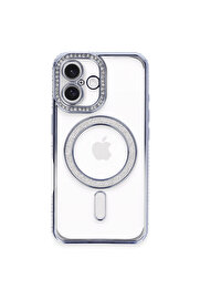 Evi̇mdeyokyok Apple İphone 16 Plus Kılıf Joke Si̇mli̇ Magneti̇csafe Kılıf - Mavi̇