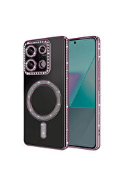 Evi̇mdeyokyok Xi̇aomi̇ Redmi̇ Note 13 Pro 4G Joke Si̇mli̇ Magneti̇csafe Kılıf - Pembe