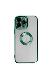 Evi̇mdeyokyok Apple İphone 14 Pro Max Kılıf Slot Si̇li̇kon - Köknar Yeşi̇li̇