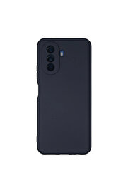 Evi̇mdeyokyok Huawei̇ Nova Y70 Kılıf Nano İçi̇ Kadi̇fe Si̇li̇kon - Laci̇vert