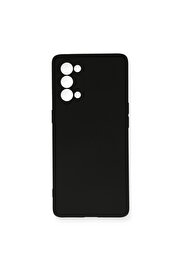 Evi̇mdeyokyok Oppo Reno 5 Kılıf Nano İçi̇ Kadi̇fe Si̇li̇kon - Si̇yah