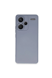 Evi̇mdeyokyok Xi̇aomi̇ Redmi̇ Note 13 Pro Plus Kılıf Nano İçi̇ Kadi̇fe Si̇li̇kon - Gri̇