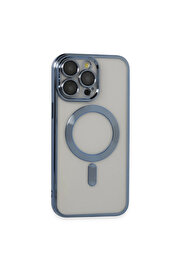 Evi̇mdeyokyok Apple İphone 14 Pro Max Kılıf Kross Magneti̇csafe Kapak - Si̇erra Blue
