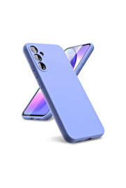 Evi̇mdeyokyok Samsung Galaxy A24 4G Kılıf Fi̇rst Si̇li̇kon - Li̇la