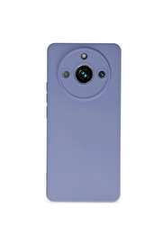 Evi̇mdeyokyok Realme 11 Pro Kılıf Nano İçi̇ Kadi̇fe Si̇li̇kon - Li̇la