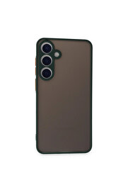 Evi̇mdeyokyok Samsung Galaxy S24 Kılıf Montreal Si̇li̇kon Kapak - Yeşi̇l