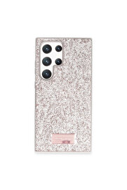 Evi̇mdeyokyok Onegi̇f Samsung Galaxy S23 Ultra Bri̇ght Si̇mli̇ Kapak - Gold