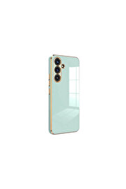 Evi̇mdeyokyok Samsung Galaxy S24 Fe Kılıf Volet Si̇li̇kon - Açık Yeşi̇l
