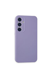 Evi̇mdeyokyok Samsung Galaxy A35 5G Kılıf Fi̇rst Si̇li̇kon - Li̇la
