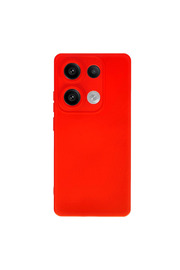 Evi̇mdeyokyok Xi̇aomi̇ Redmi̇ Note 13 Pro 4G Kılıf Nano İçi̇ Kadi̇fe Si̇li̇kon - Kırmızı