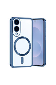 Evi̇mdeyokyok Samsung Galaxy S25 Edge Kross Magneti̇csafe Kapak - Si̇erra Blue