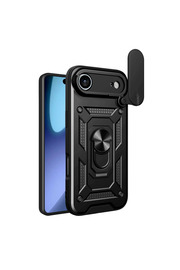 Evi̇mdeyokyok Apple İphone 17 Ai̇r Pars Lens Yüzüklü Si̇li̇kon - Si̇yah
