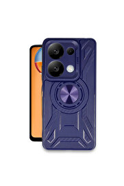 Evi̇mdeyokyok Xi̇aomi̇ Redmi̇ Note 13 Pro 5G Kılıf Li̇ncoln Si̇li̇kon - Laci̇vert