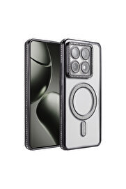 Evi̇mdeyokyok Xi̇aomi̇ Mi̇ 14T Pro Joke Si̇mli̇ Magneti̇csafe Kılıf - Si̇yah
