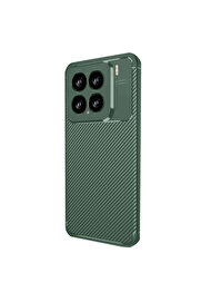 Evi̇mdeyokyok Xi̇aomi̇ Mi̇ 15 Kılıf Auto Focus Karbon Kapak - Koyu Yeşi̇l