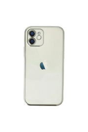 Evi̇mdeyokyok Apple İphone 12 Kılıf Razer Lensli̇ Si̇li̇kon - Gümüş