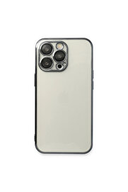 Evi̇mdeyokyok Apple İphone 13 Pro Max Kılıf Razer Lensli̇ Si̇li̇kon - Si̇yah