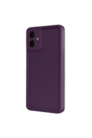 Evi̇mdeyokyok Samsung Galaxy A07 4G Vi̇era Si̇li̇kon - Mürdüm