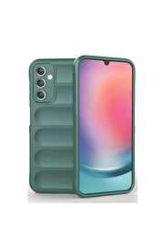 Evi̇mdeyokyok Samsung A36 Kılıf Opti̇mum Si̇li̇kon - Koyu Yeşi̇l