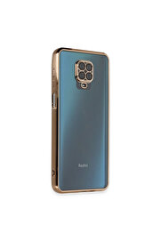 Evi̇mdeyokyok Xi̇aomi̇ Redmi̇ Note 9 Pro Kılıf Razer Lensli̇ Si̇li̇kon - Gold
