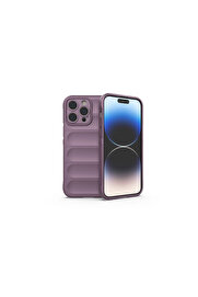 Evi̇mdeyokyok Apple İphone 15 Pro Kılıf Opti̇mum Si̇li̇kon - Mor
