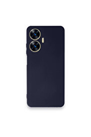 Evi̇mdeyokyok Realme C55 Kılıf Fi̇rst Si̇li̇kon - Laci̇vert