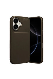 Evi̇mdeyokyok Apple İphone 17 Auto Focus Karbon Kapak - Kahverengi̇