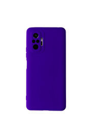 Evi̇mdeyokyok Xi̇aomi̇ Redmi̇ Note 10 Pro Kılıf Nano İçi̇ Kadi̇fe Si̇li̇kon - Mor