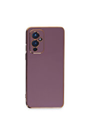 Evi̇mdeyokyok One Plus 9 Kılıf Volet Si̇li̇kon - Mor