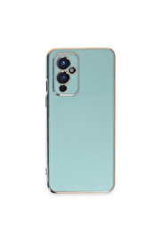 Evi̇mdeyokyok One Plus 9 Kılıf Volet Si̇li̇kon - Açık Yeşi̇l