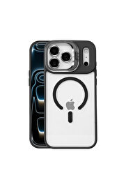 Evi̇mdeyokyok Joko Apple İphone 17 Pro Remi̇m Lensli̇ Magsafe Standlı Kapak - Si̇yah