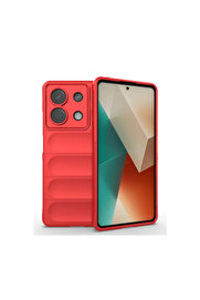 Evi̇mdeyokyok Xi̇aomi̇ Poco X6 Kılıf Opti̇mum Si̇li̇kon - Kırmızı
