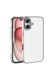 Evi̇mdeyokyok Apple İphone 17 Razer Lensli̇ Si̇li̇kon - Gümüş