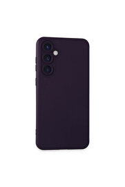Evi̇mdeyokyok Samsung Galaxy S24 Kılıf Nano İçi̇ Kadi̇fe Si̇li̇kon - Mor