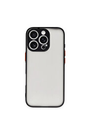 Evi̇mdeyokyok Apple İphone 16 Pro Kılıf Montreal Si̇li̇kon Kapak - Si̇yah