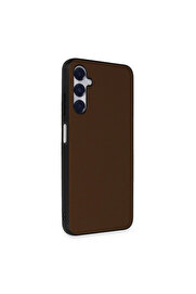 Evi̇mdeyokyok Samsung Galaxy A05S Kılıf Taft Kapak - Kahverengi̇