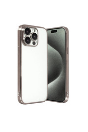 Evi̇mdeyokyok Apple İphone 15 Pro Max Razer Lensli̇ Si̇li̇kon - Ti̇tan Gri̇