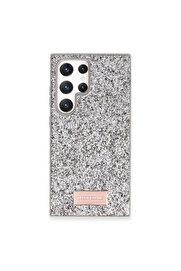 Evi̇mdeyokyok Onegi̇f Samsung Galaxy S23 Ultra Bri̇ght Si̇mli̇ Kapak - Gümüş