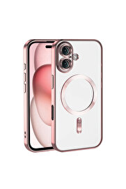 Evi̇mdeyokyok Apple İphone 17 Kross Magneti̇csafe Kapak - Rose