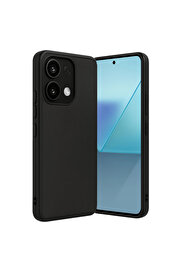 Evi̇mdeyokyok Xi̇aomi̇ Redmi̇ Note 13 4G Kılıf Aras Deri̇ Kapak - Si̇yah