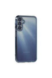 Evi̇mdeyokyok Samsung Galaxy A35 5G Kılıf Razer Lensli̇ Si̇li̇kon - Açık Mavi̇